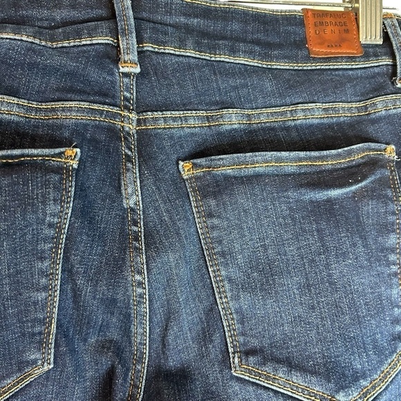 Zara Trafaluc Denimwear Raw Hem Skinny Jeans Sz 0 - Picture 5 of 14